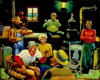 King-Original Painting (1961) | Russ Cochran