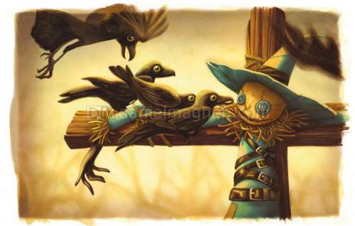 Benjamin Lacombe - Illustration originale - Le Magicien d‘Oz - Benjamin Lacombe