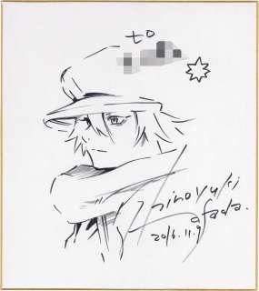 Asada Hiroyuki Hand-Drawn Shikishi Tegami Bachi | Mandarake (Big Web)