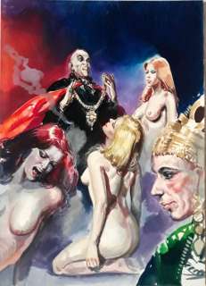 Roberto Molino | Mondo Corrotto #5 - R. Molino - original cover “Truffe d’alto bordo” - Page volante - Exemplaire unique - (1985) | Catawiki