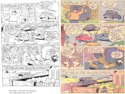 John Carey | Donald Duck W WDC 402-02 - The Super Car Saboteurs - Original Inked Comic Page by John Carey - page 2 (1974) | Catawiki