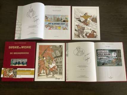 Marc Verhaegen, Luc Morjaeu En Paul Geerts | Suske en Wiske - 252, 282, 288A - Vierkleuren reeks Luxe - Volle Maan, De Breinbrekers, Het slapende Goud - Cartonné - EO - (1997/2005) | Catawiki