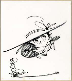 Takao Yaguchi Hand-Drawn Shikishi Tsurikichi Sanpei (Fisherman Sanpei) | Mandarake (Big Web)