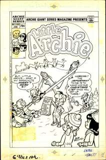 Bolling - LITTLE ARCHIE #566, Cover Art (1987) | Russ Cochran