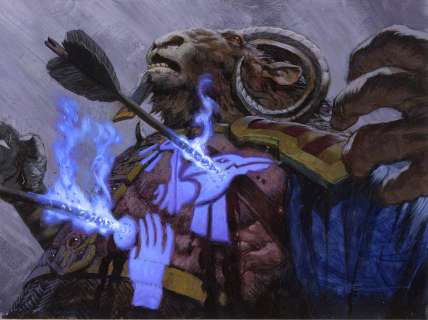 Christopher Moeller - magic the gathering card art (supernatural stamina)