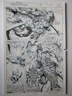 Geof Isherwood | NAMOR THE SUBMARINER #45 - Page #13 - Original Artwork by GEOF ISHERWOOD | Catawiki