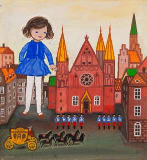 Autor Nierozpoznany | Autor nieznany | Dziewczynka, ilustracja | Desa Unicum