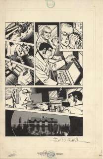 Saito Takao Hand Signed Reproduction Manuscript "Golgo 13"