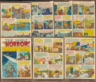 Evans - "GORILLA MY DREAMS!" HAUNT OF FEAR #17, 7 Pg. Story, SP (1953) | Russ Cochran