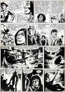 Jijé | Jerry Spring, planche n°14 Ã  l’encre de Chin… | Millon