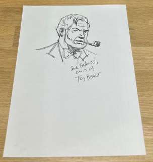 Ted Benoit | Benoit, Ted - Dessin original dédicacé - Blake & Mortimer - (2003) | Catawiki