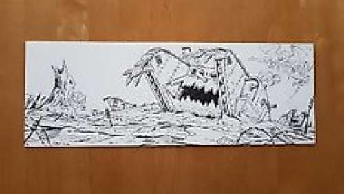 Cambré, Charel / Adriaensen, Ivan / Yncke / Berte, Kristof - Cambré, Charel / Adriaensen, Ivan / Yncke / Berte, Kristof - Originele tekening - Lise op monstereiland 2 - (2017)