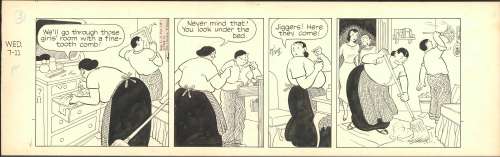 King – Gasoline Alley daily 07/11/1956 | Russ Cochran