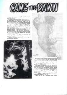 Frazetta-CameThe Dawn-EC Library Production Piece Photo Copy | Russ Cochran