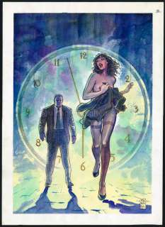 Milo Manara - Illustration pour la couverture de Fatal Rendezvous publié par Heavy Metal en 2015