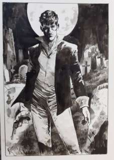 Vincenzo Riccardi | Dylan Dog - V. Riccardi - illustrazione originale - Page volante - Exemplaire unique | Catawiki