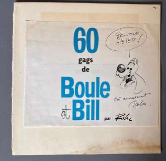 Roba | Boule & Bill - Dessin dédicacé de Bill | Catawiki
