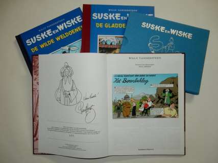 Willy Vandersteen / Paul Geerts + Studio | Suske en Wiske - Lot 2 van 4 luxe albums - Met 4 opdrachttekeningen Paul Geerts - Cartonné - EO - (2002/2007) | Catawiki