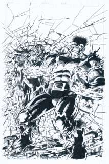 GARY BARKER 1992 INCREDIBLE HULK ILLO.