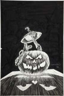 Bernie Wrightson Secrets of Haunted House #5 Cover Original Art (DC, 1975). Even with the draconian - | Heritage