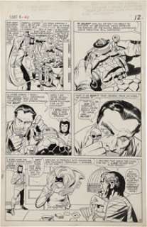 Jack Kirby and Vince Colletta Fantastic Four #41 Page 9 Original Art (Marvel, 1965). What fan of "the - | Heritage