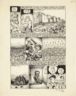 Robert Crumb Despair Panel Page Original Art (Last Gasp, 1970). R. Crumb’s existential masterpiece of - | Heritage