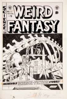 Joe Orlando Weird Fantasy #22 Cover Original Art (EC, 1953). Here is the first Joe Orlando EC cover we have -