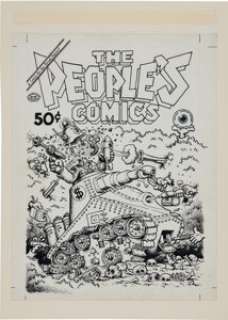 Robert Crumb The People’s Comics Cover Original Art (Golden Gate Publishing, 1972). By 1972, Robert Crumb was - | Heritage