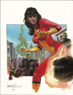 Matteo Nannini | Spider-woman - Marvel Fan Art - Spider woman by Matteo Nannini | Catawiki