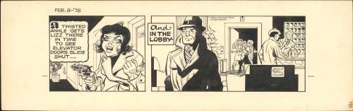 Gould, Fletcher, Collins- DICK TRACY Daily Strip Art (1978) | Russ Cochran
