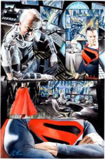 Alex Ross Kingdom Come #2 Page 14 Original Art (DC, 1996). After a long retirement, Superman returns to seek out -