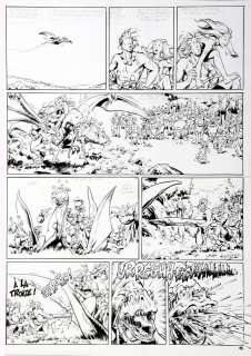 Mourier | Trolls de Troy, planche n°12 Ã  l’encre de Chine … | Millon