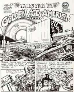 Larry Welz Tuff Shit Complete 5-Page Story "Tales From the Golden Age of America" Original Art (Print - | Heritage