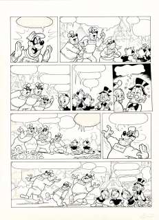 Tavola originale – Romano Scarpa “Avventure a Eurodisney”