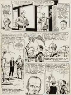 Murphy Anderson Strange Adventures #150 "The Plant That Hated Humans!" Page 2 Atomic Knights -