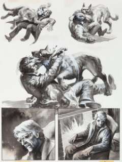 Anton Caravana Vampirella #100 "Call It Chaos!" Page 8 Original Art (Warren, 1981). Adam Van -