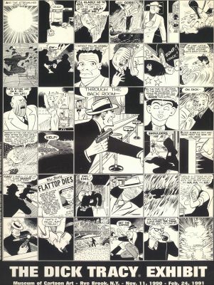 The Dick Tracy Exhibit Poster- (1990-91) | Russ Cochran