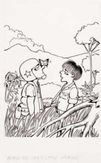 Garry Trudeau Doonesbury:Bravo For Life‘s Little Ironies Unpublished Book Cover Illustration Original Art -