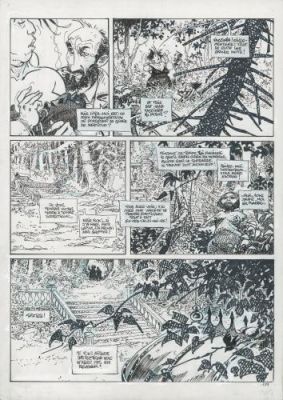 Régis Loisel | La Dernière Maison Juste Avant la Forêt, planche 129 | Galerie 9ème Art