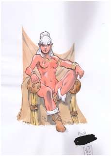 Lorusso | ELFES Tome 29 - Lea’saa l’Elfe rouge + Dédicace - Cartonné - EO - (2020) | Catawiki