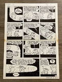 Mouminoux, Guy | Mouminoux, Guy - Planche originale - Rififi le moineau turbulent - (1970) | Catawiki