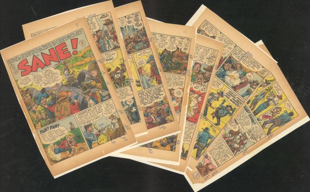 Kurtzman-SANE!, MAD #10, 7pg Silver Print Story (1954) | Russ Cochran