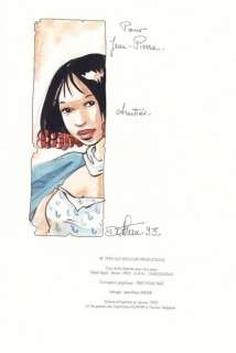 Dethan. Dessin dédicacé Mémoire de sable | BDEnchères