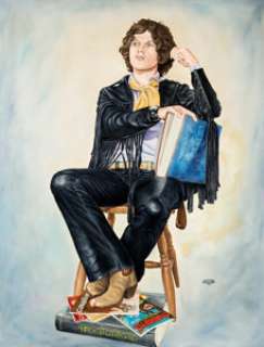 Vincent Bodé "Vaughn Bodé" Painting Original Art (1972). Magnificent portrait of - | Heritage