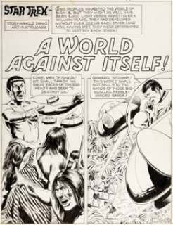 Al McWilliams Star Trek #55 Complete 22-Page Story Original Art (Gold Key, 1978). Scotty and Spock become -