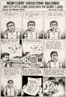 Robert Crumb American Splendor Complete 6-Page Story Original Art (Harvey Pekar, 1979). In "How I Quit - | Heritage