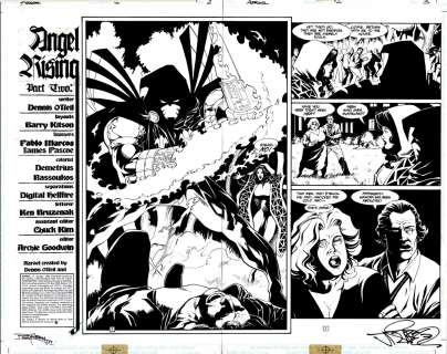 Barry Kitson Pablo Marcos James Pascoe - azrael #12 p 2-3 dps (huge azrael! ) 1995