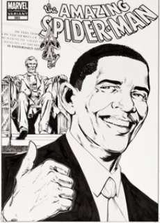 Phil Jimenez Amazing Spider-Man #583 5th Printing Variant Cover Original Art (Marvel, 2009)....