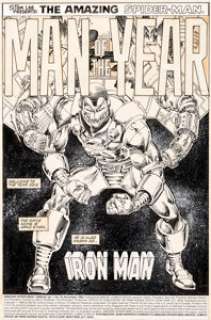 Mark Beachum and Bob Wiacek Amazing Spider-Man Annual #20 Splash Page 1 Original Art (Marvel, 1986). Arno -