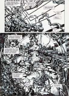 Barry Windsor-Smith and John Floyd Rune #1 Story Page 16 Enhanced Original Art (Malibu, 1994). The -